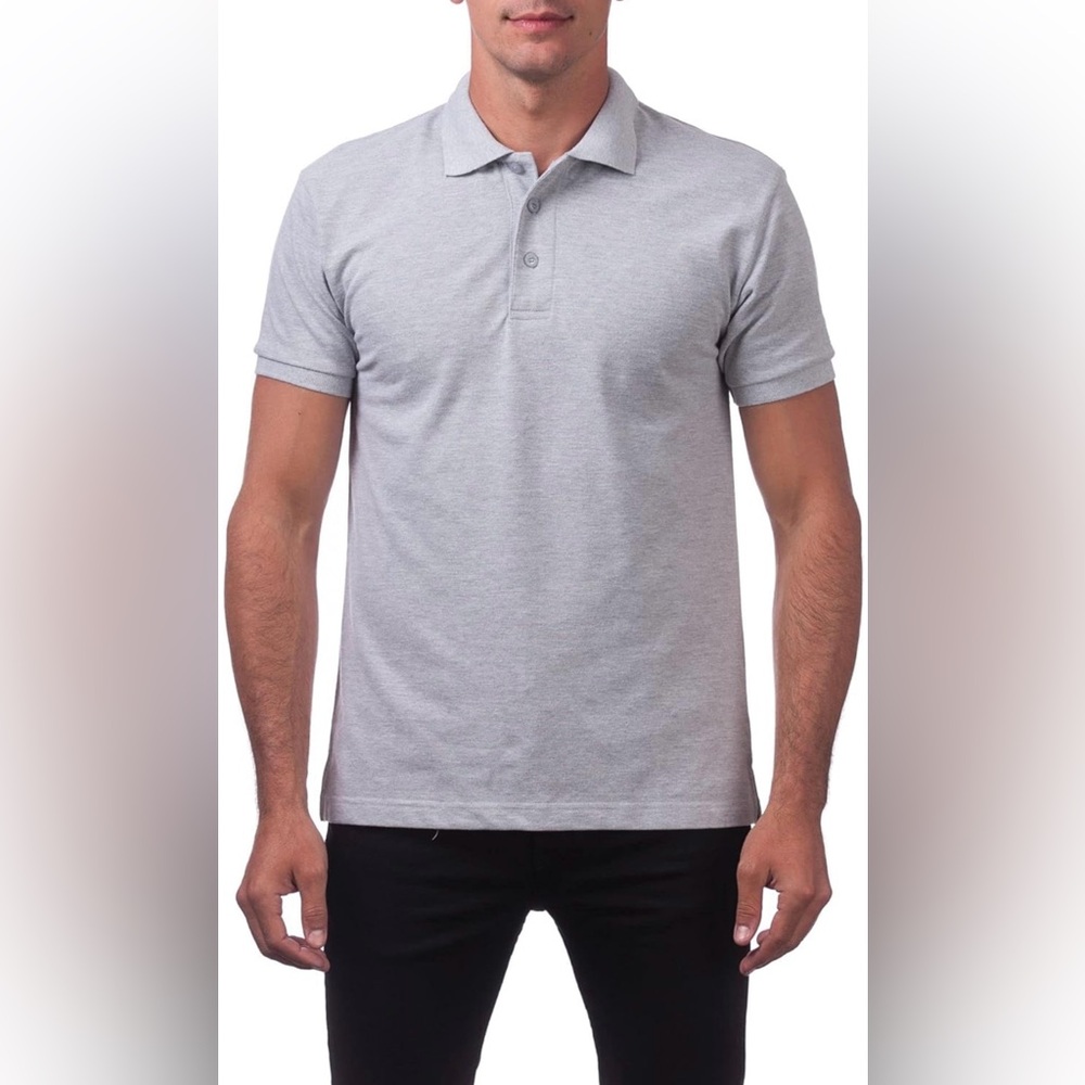 Pro Club Heather Gray Polo size 2XL